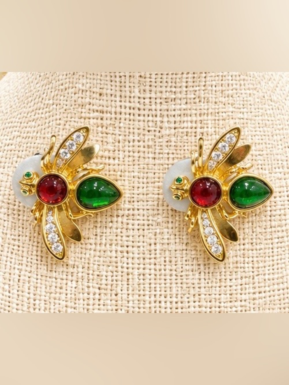 Kovonchy Bee/Wasp Style Earrings - Picture 3 of 3